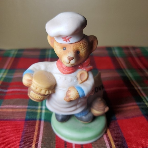 Franklin Mint Other - Vtg Franklin Mint Fine Porcelain Bear "Chef Pierre" 1986 Figurine Collectible